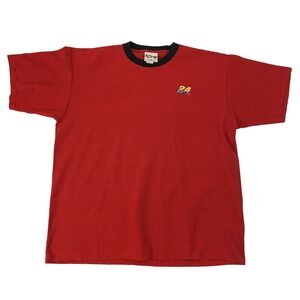 Chase Authentics Mens Size XXL Red Crew Neck T-Shirt Jeff Gordon #24